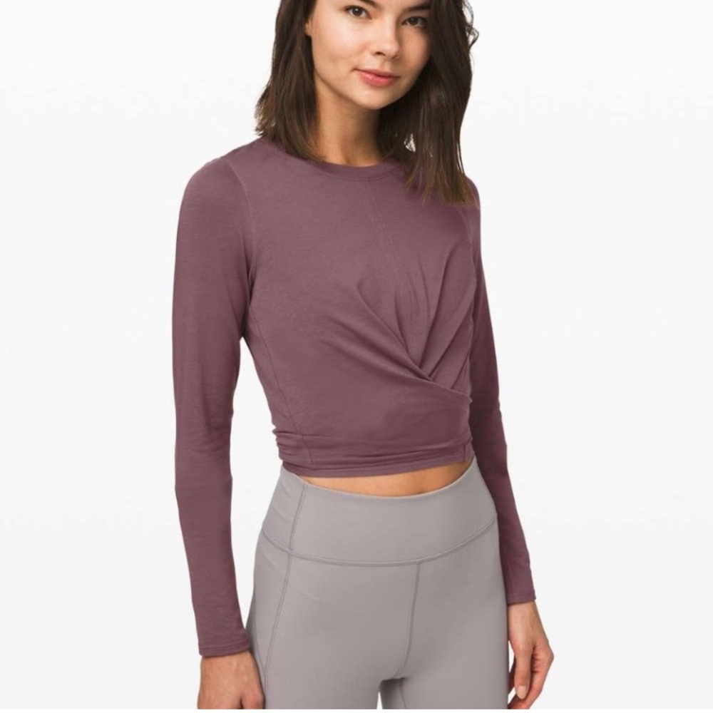 Lululemon Time to Restore Long Sleeve - 4 - Antique Bark